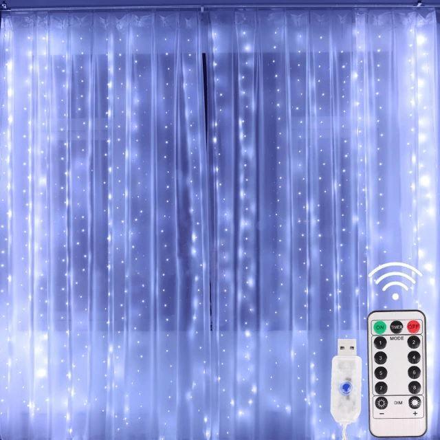 Luzes de LED Curtain para Decoração de Natal